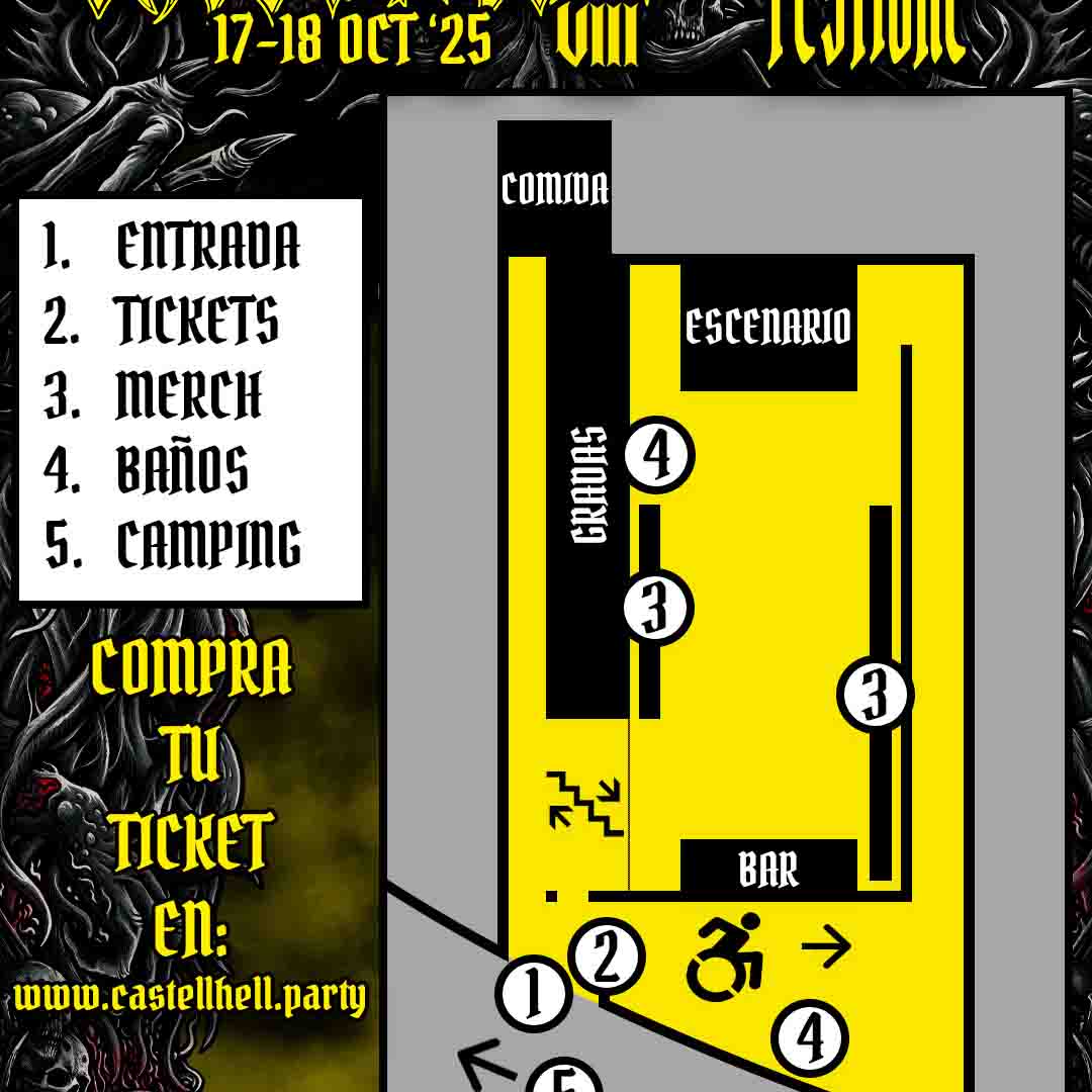 Mapa del festival